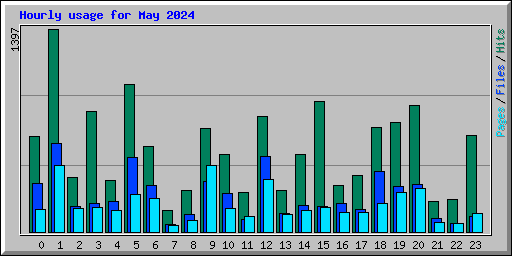 Hourly usage for May 2024